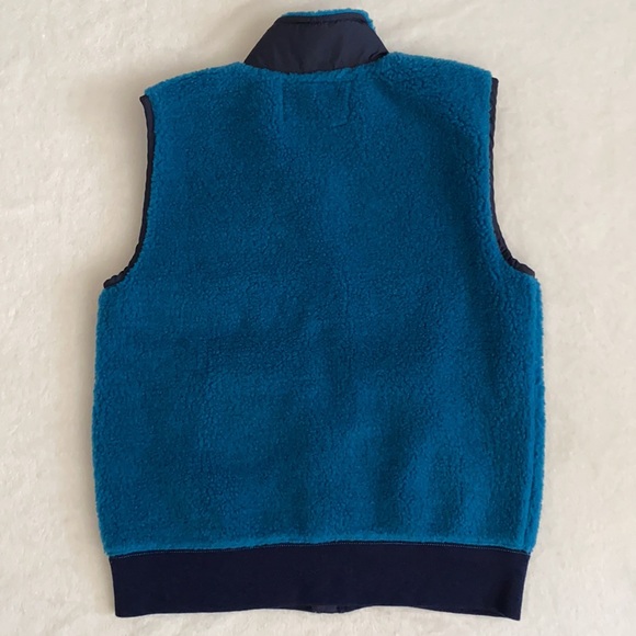 {J. Crew} Crewcuts | Sherpa Zip Front Vest with Pockets C9336 Blue (12) - Picture 11 of 16